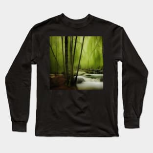 Rapids in the Darkling Wood Long Sleeve T-Shirt